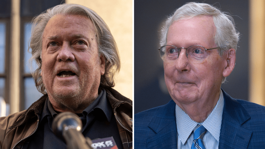 Bannon blames McConnell for Gaetz withdrawal as Trump AG