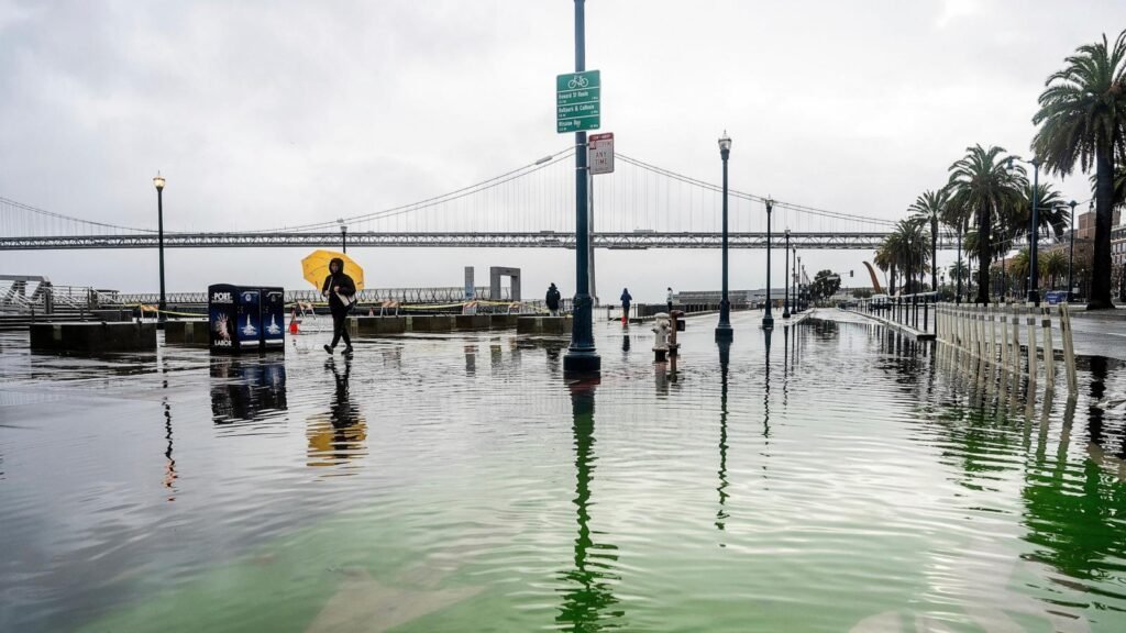 Hurricane-force winds bear down on California, latest in stretch of extreme weather